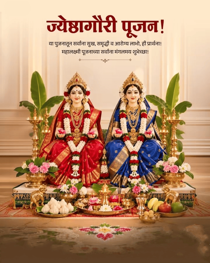 ज्येष्ठागौरी पूजन